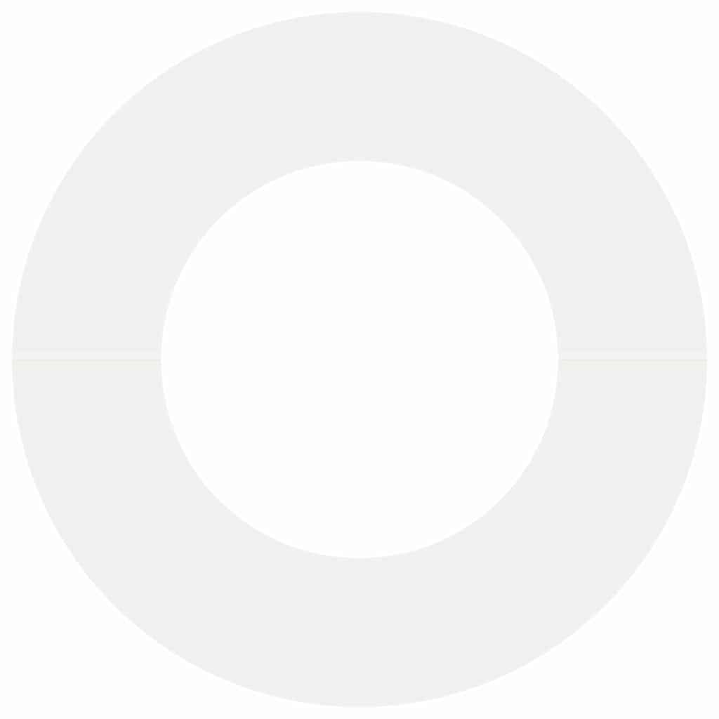 Flache Baumringe 5 pcs Weiß Ø40 / 70 cm Stahl